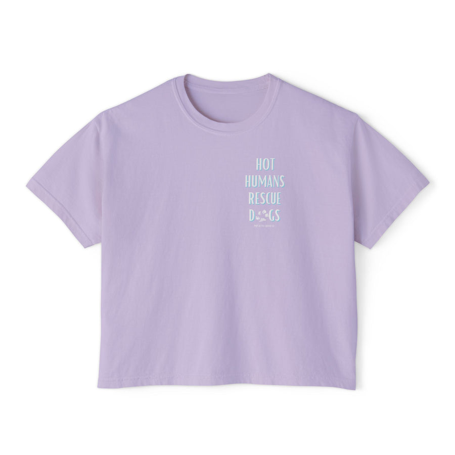 Hot Humans Rescue Dogs - Crop Tee