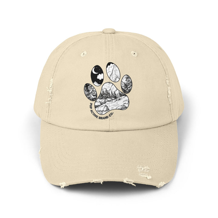 Wildnerness Paw - Unisex Distressed Cap