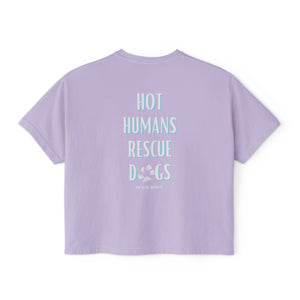 Hot Humans Rescue Dogs - Crop Tee