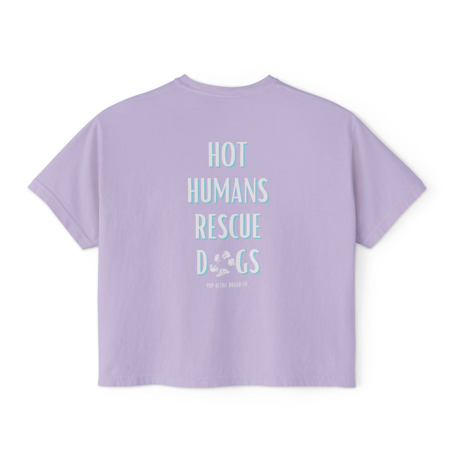 Hot Humans Rescue Dogs - Crop Tee