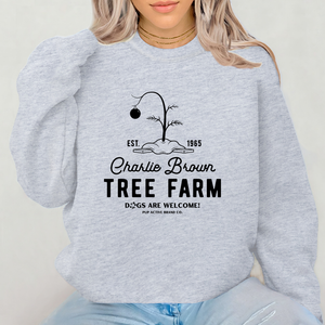 Charlie Brown Tree Farm - Crewneck Sweatshirt