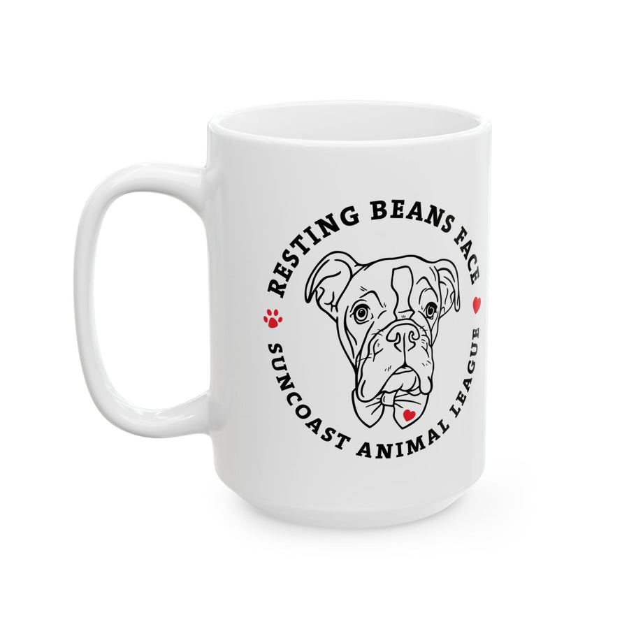 Resting Beans Face - Mug