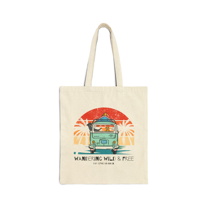 Wandering the Shore - Cotton Canvas Tote Bag