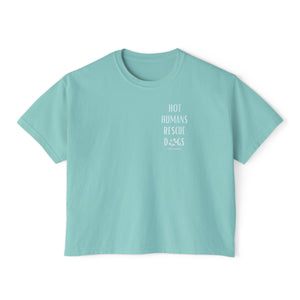 Hot Humans Rescue Dogs - Crop Tee