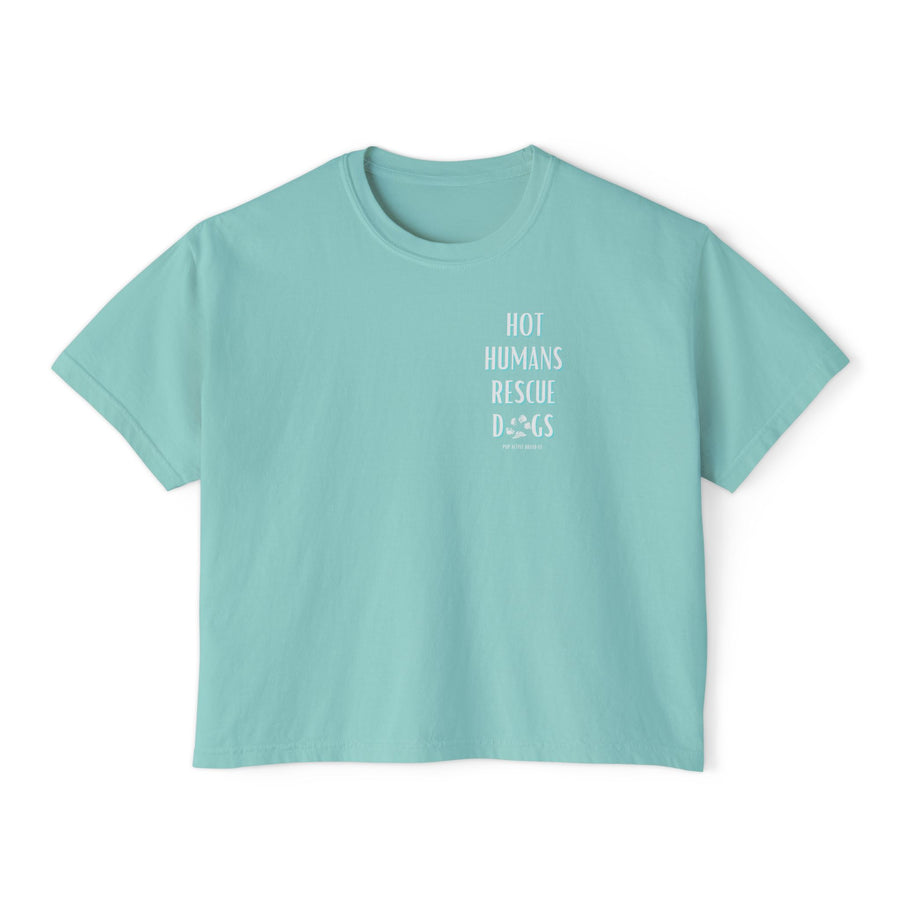 Hot Humans Rescue Dogs - Crop Tee