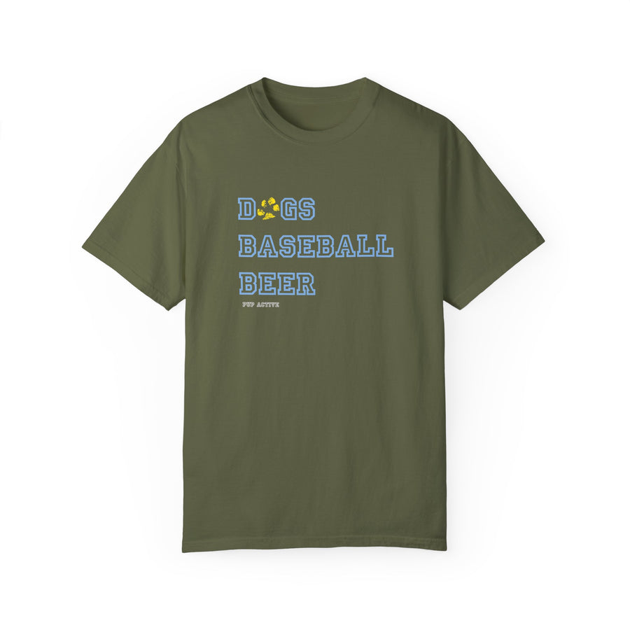 Dogs, Baseball, Beer - Unisex Tee
