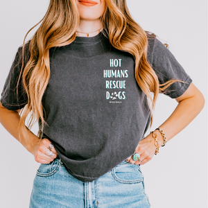 Hot Humans Rescue Dogs - Crop Tee