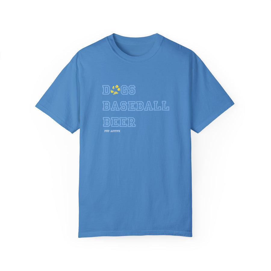 Dogs, Baseball, Beer - Unisex Tee