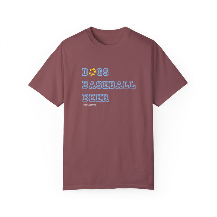 Dogs, Baseball, Beer - Unisex Tee
