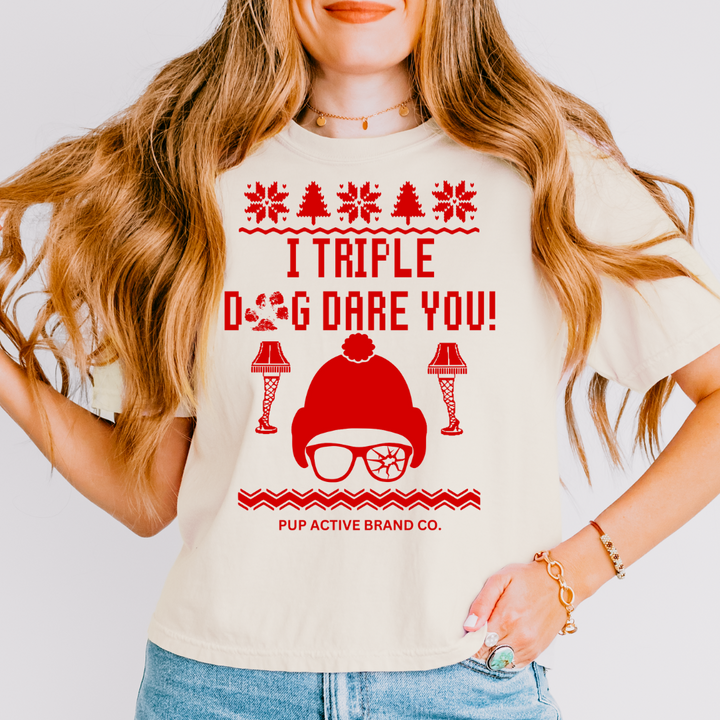 Triple Dog Dare - Boxy Crop