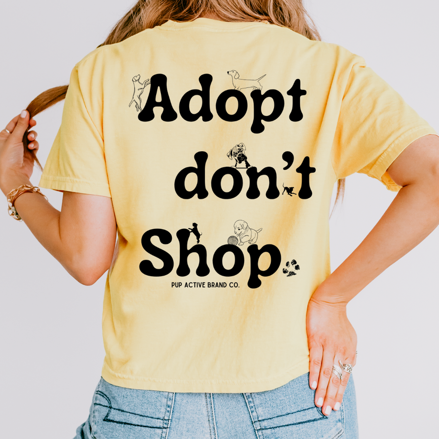 Adopt Don't Shop - Boxy Crop