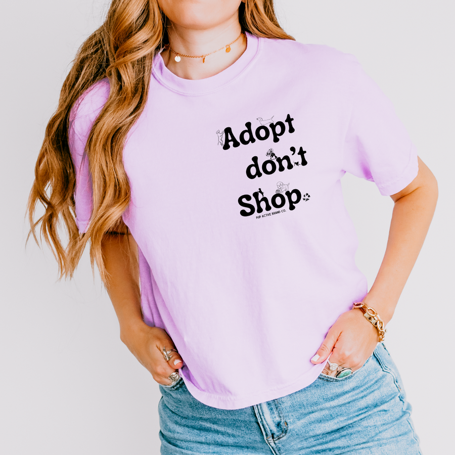 Adopt Don't Shop - Boxy Crop