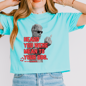 BOURDAIN - Crop Boxy Tee