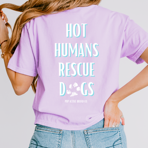 Hot Humans Rescue Dogs - Crop Tee