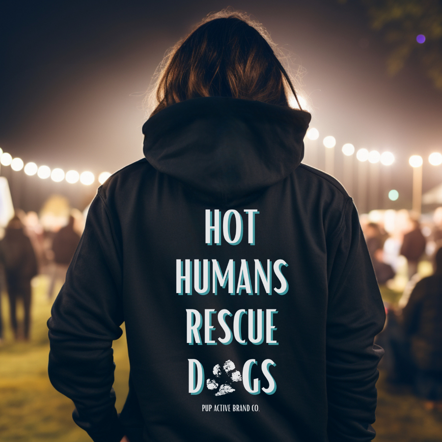 Hot Humans Rescue Dogs - Unisex Hoodie