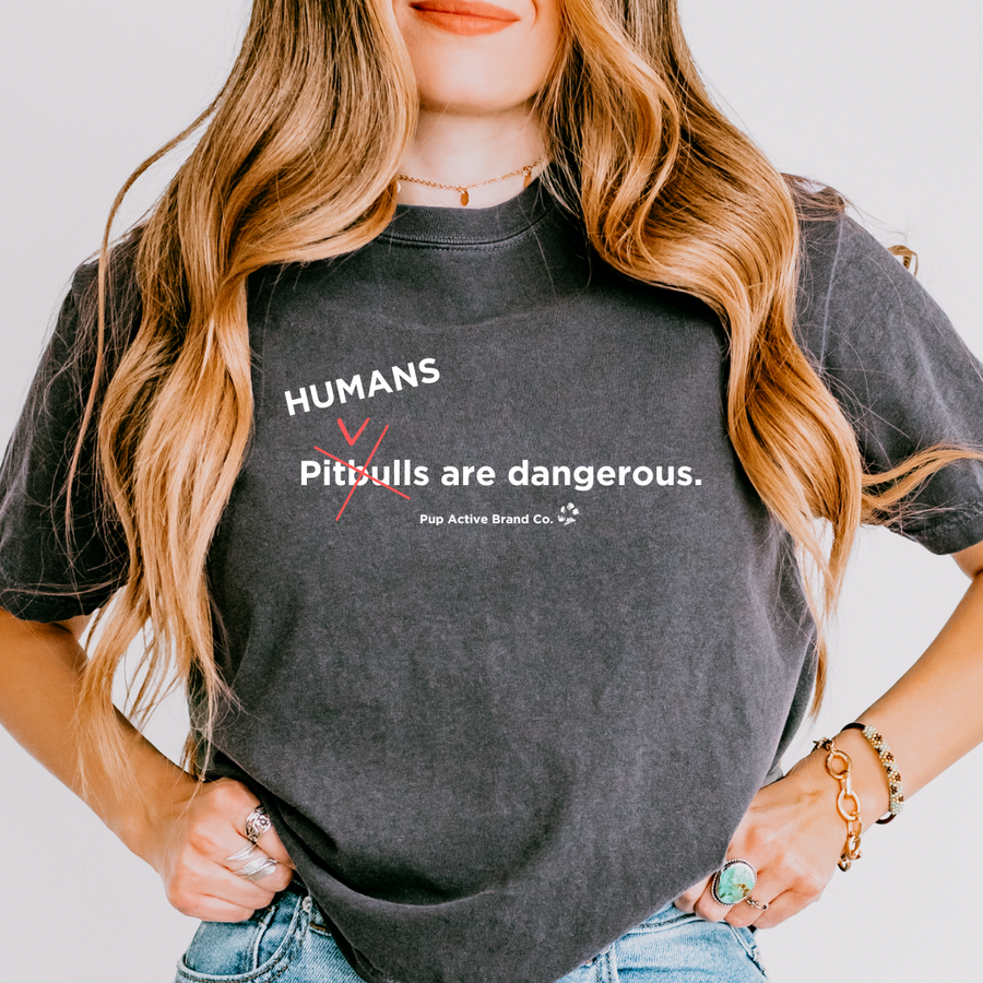 Humans are Dangerous - Crop Tee