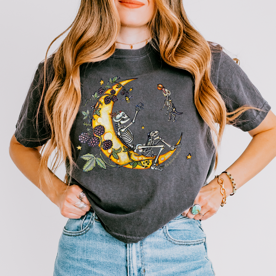 Moonlit Fetch - Boxy Crop Tee