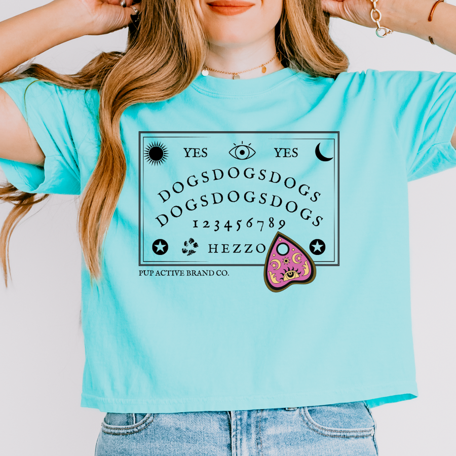 Ouija Board - Boxy Crop Tee