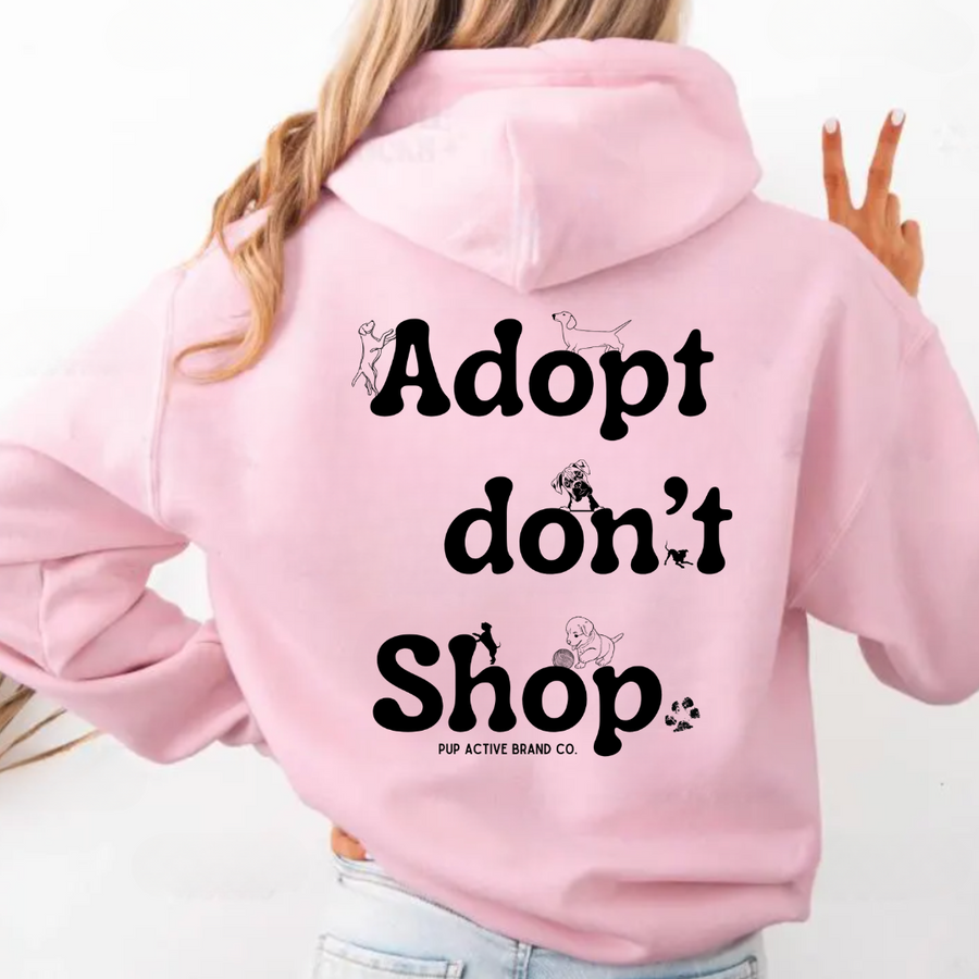 Adopt Don't Shop - Unisex Hoodie