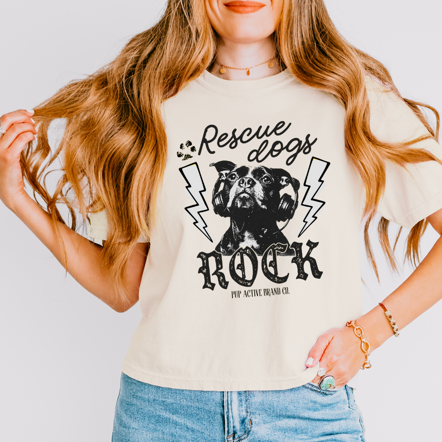 Rescues Rock - Crop Tee