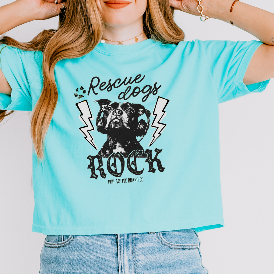 Rescues Rock - Crop Tee