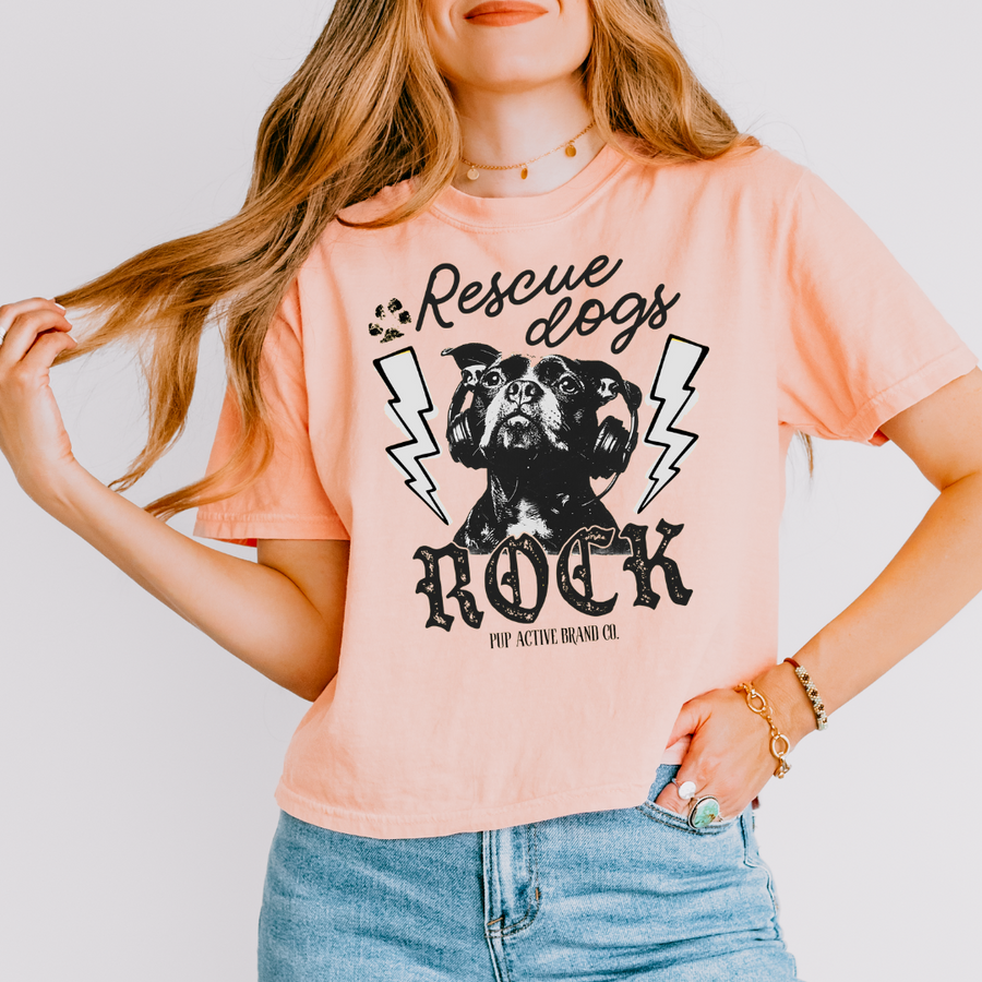 Rescues Rock - Crop Tee