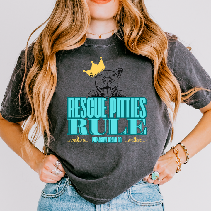 Rescue Pitties Rule - Boxy Crop