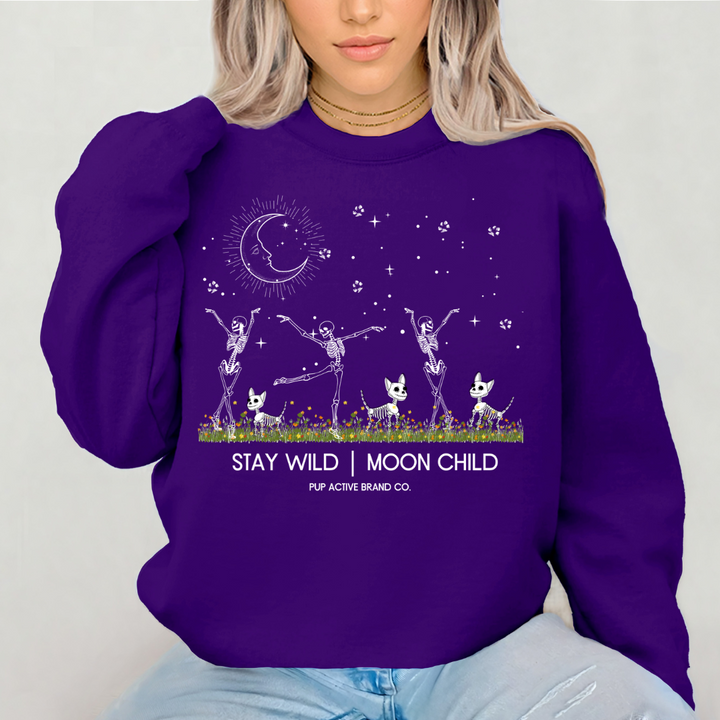 Stay Wild | Moon Child - Unisex Crewneck Sweatshirt