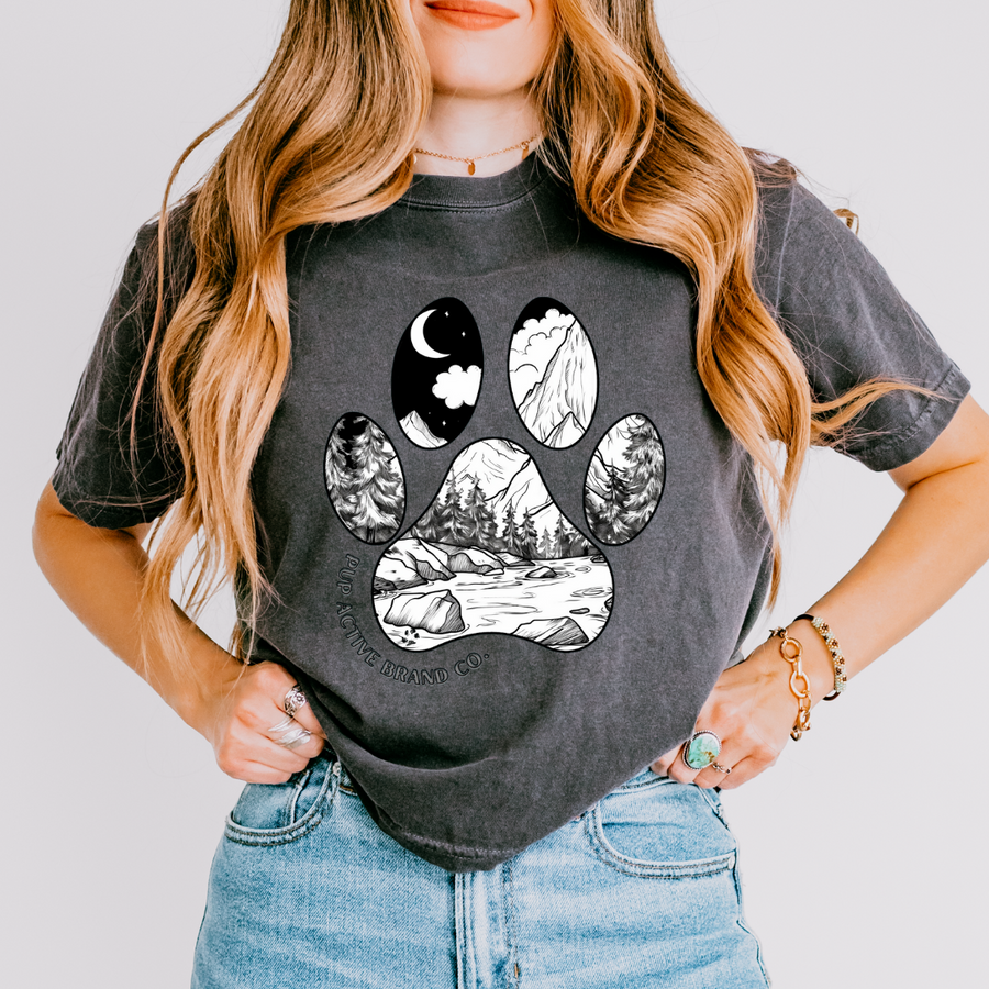 Wilderness Paw - Boxy Crop Tee