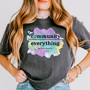 community OVER everything - Boxy Crop Tee